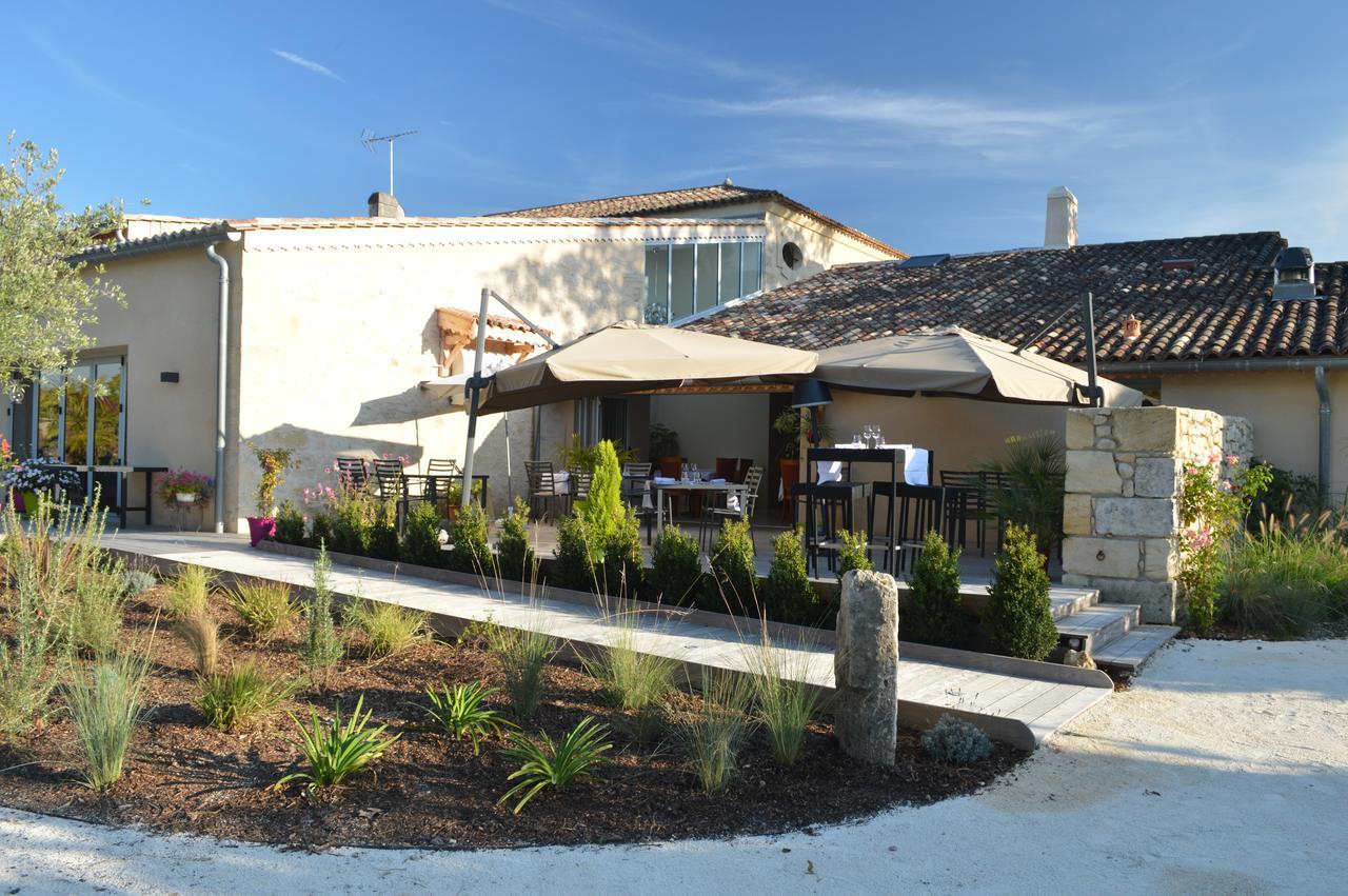Logis- Hotel Spa Restaurant L'Epicurial Saint-Pey-de-Castets Exteriör bild